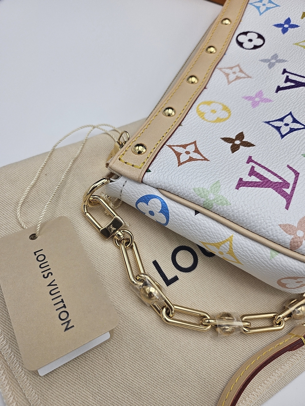 Brand new authentic Louis Vuitton LV x TM Pochette Accessoires, Multicolor - Picture 15 of 17